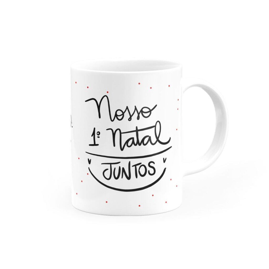 Caneca Nosso Primeiro Natal Juntos - Canecas 24 Horas