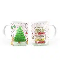 Caneca Que a Magia do Natal transforme tudo em Amor - Canecas 24 Horas
