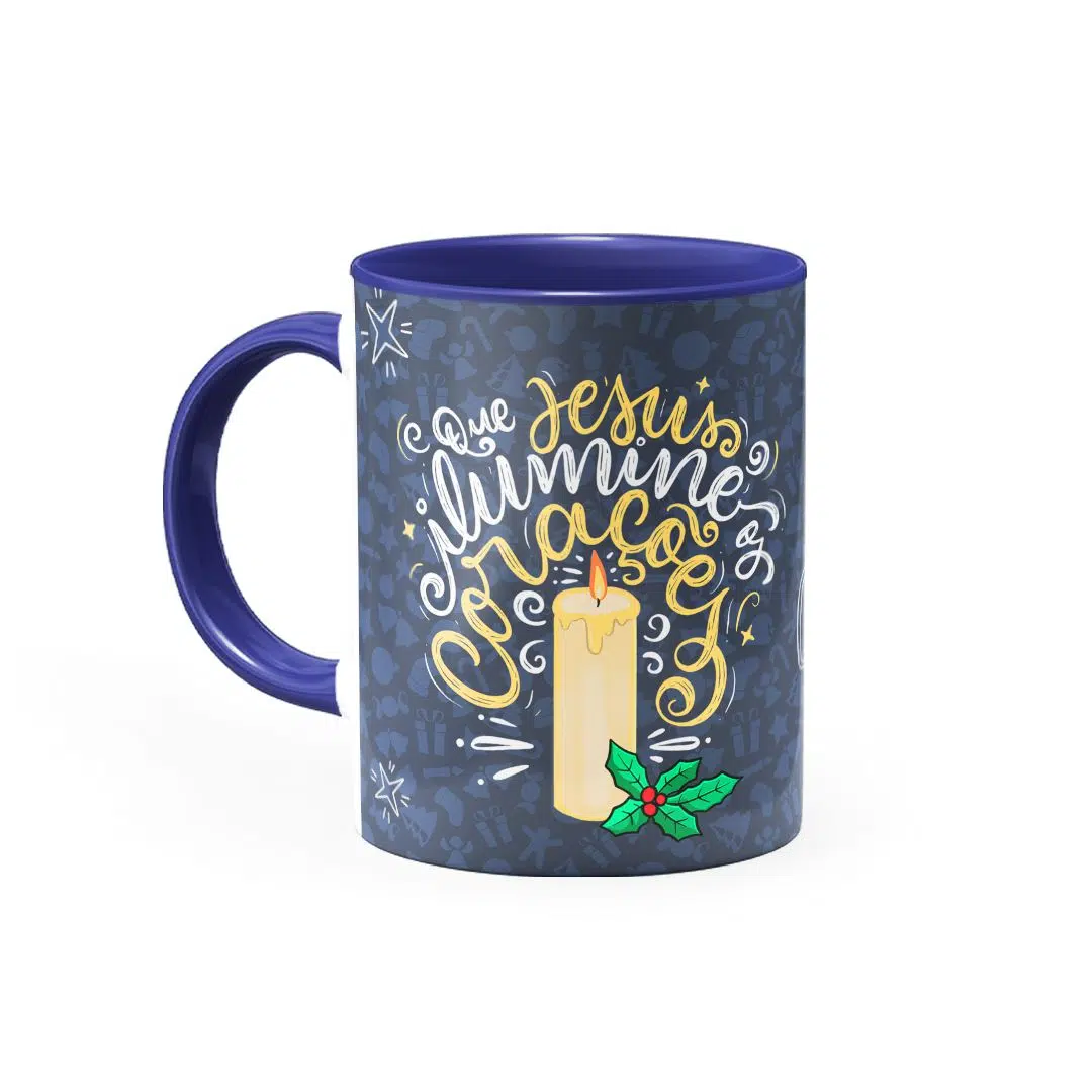 Caneca Que Jesus Ilumine Corações - Canecas 24 Horas