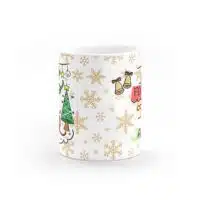 Caneca Votos de um Feliz Natal com muita Paz e Alegria - Canecas 24 Horas