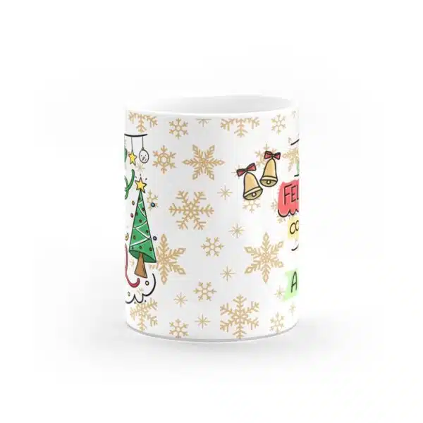 Caneca Votos De Um Feliz Natal Com Muita Paz E Alegria - Canecas 24 Horas