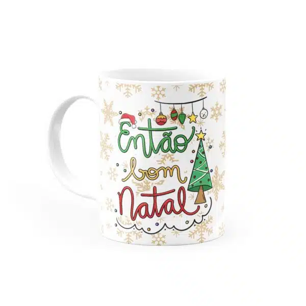 Caneca Votos De Um Feliz Natal Com Muita Paz E Alegria - Canecas 24 Horas