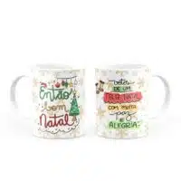 Caneca Votos de um Feliz Natal com muita Paz e Alegria - Canecas 24 Horas