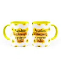 Caneca Agradecer é abençoar a própria vida - Canecas 24 Horas