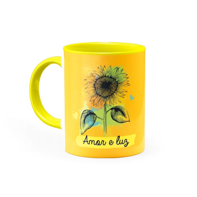 Caneca Amor E Luz - Canecas 24 Horas