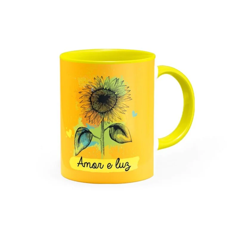 Caneca Amor E Luz - Canecas 24 Horas
