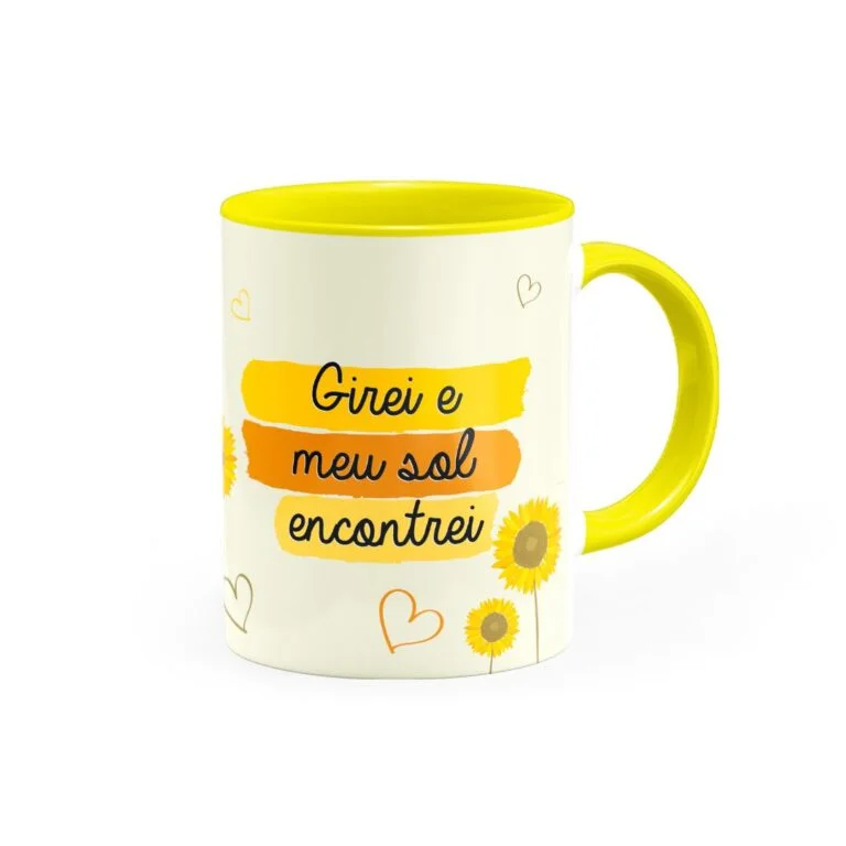 Caneca Girei E Meu Sol Encontrei - Canecas 24 Horas