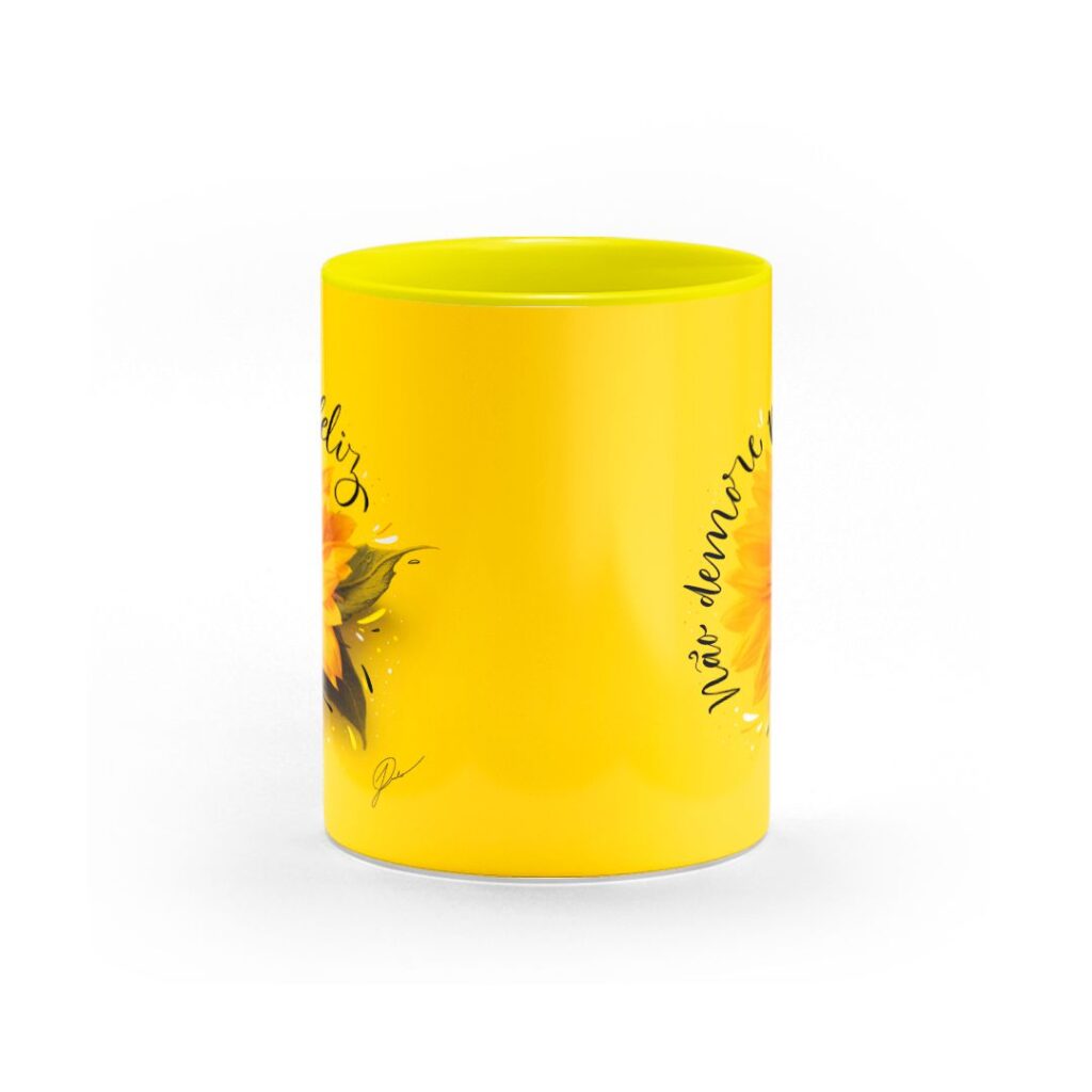 Caneca Não demore para ser Feliz - Canecas 24 Horas