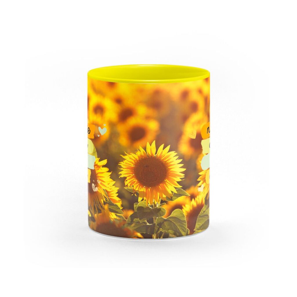 Caneca Não plante desamor, plante Girassol - Canecas 24 Horas