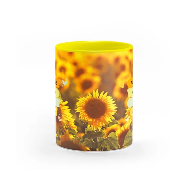 Caneca Não Plante Desamor, Plante Girassol - Canecas 24 Horas