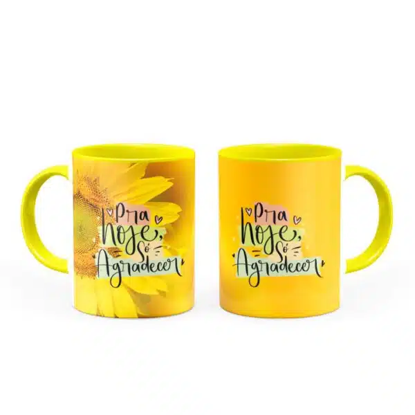 Caneca Pra Hoje Só Agradecer - Canecas 24 Horas