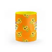 Caneca ser Girassol e Brilhar - Canecas 24 Horas