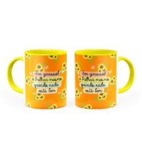 Caneca ser Girassol e Brilhar - Canecas 24 Horas