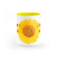 Caneca Sou brilho, sou Sol, tenho alma de Girassol - Canecas 24 Horas