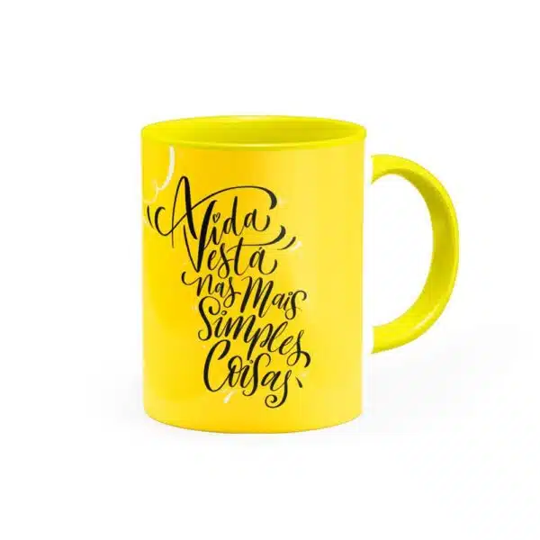 Caneca A Vida Está Nas Mais Simples Coisas - Imagem 3