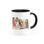 Canecatura - Caricaturas em Caneca Personalizada Alça e Interior Preta