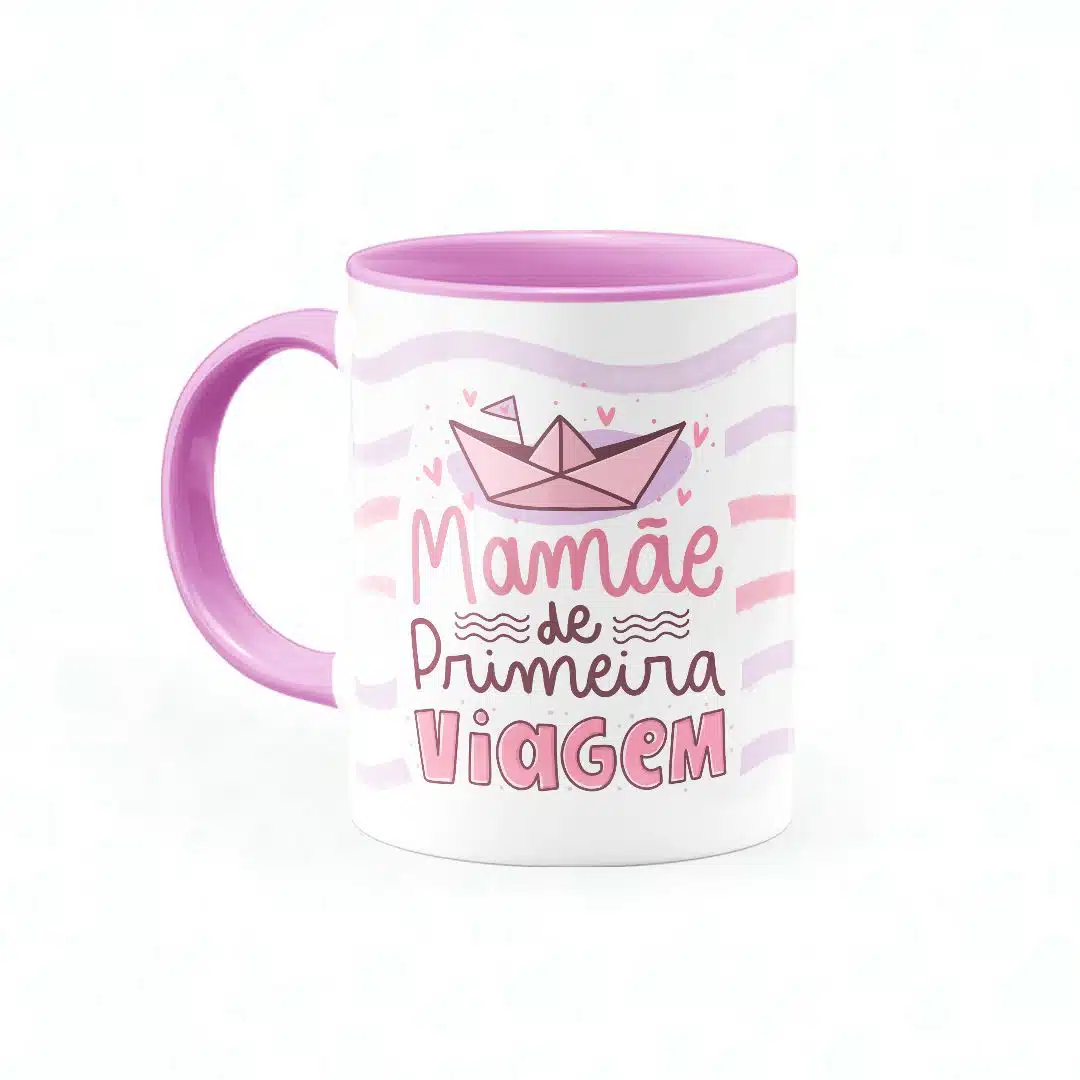 Caneca Mamãe de Primeira Viagem - Canecas 24 Horas