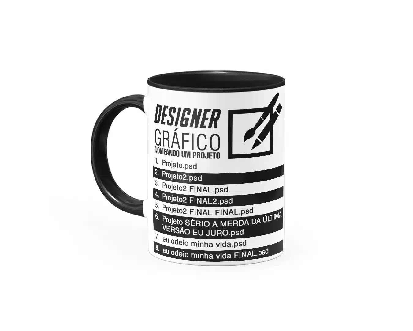 Caneca Designer Gráfico - Nomeando Projeto - Imagem 1