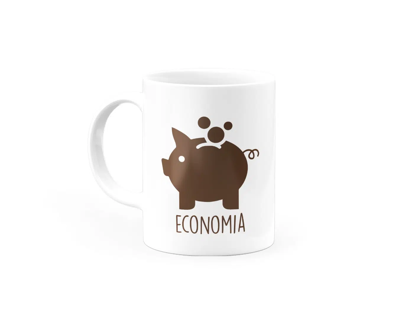 Caneca Economia - Comigo não tem gasto, só investimento!