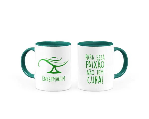 Caneca Enfermagem - Para Essa Paixão, Não Tem Cura! - Imagem 3
