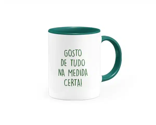 Caneca Nutrição - Gosto De Tudo Na Medida Certa! - Imagem 2