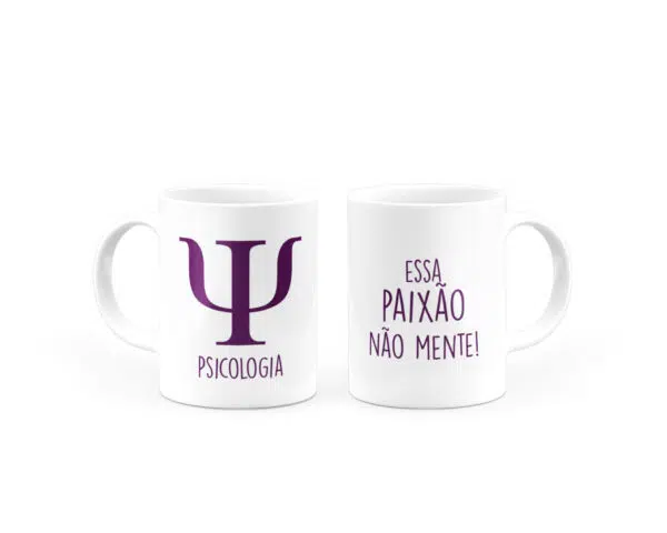 Caneca Psicologia - Essa Paixão Não Mente! - Imagem 3