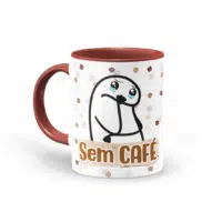 Caneca Flork - sem café e com café