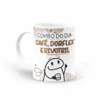 Caneca Flork - café, dorflex e rivotril