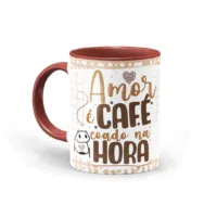 Caneca Flork - amor é café coado na hora