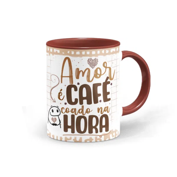 Caneca Flork - Amor É Café Coado Na Hora - Imagem 2