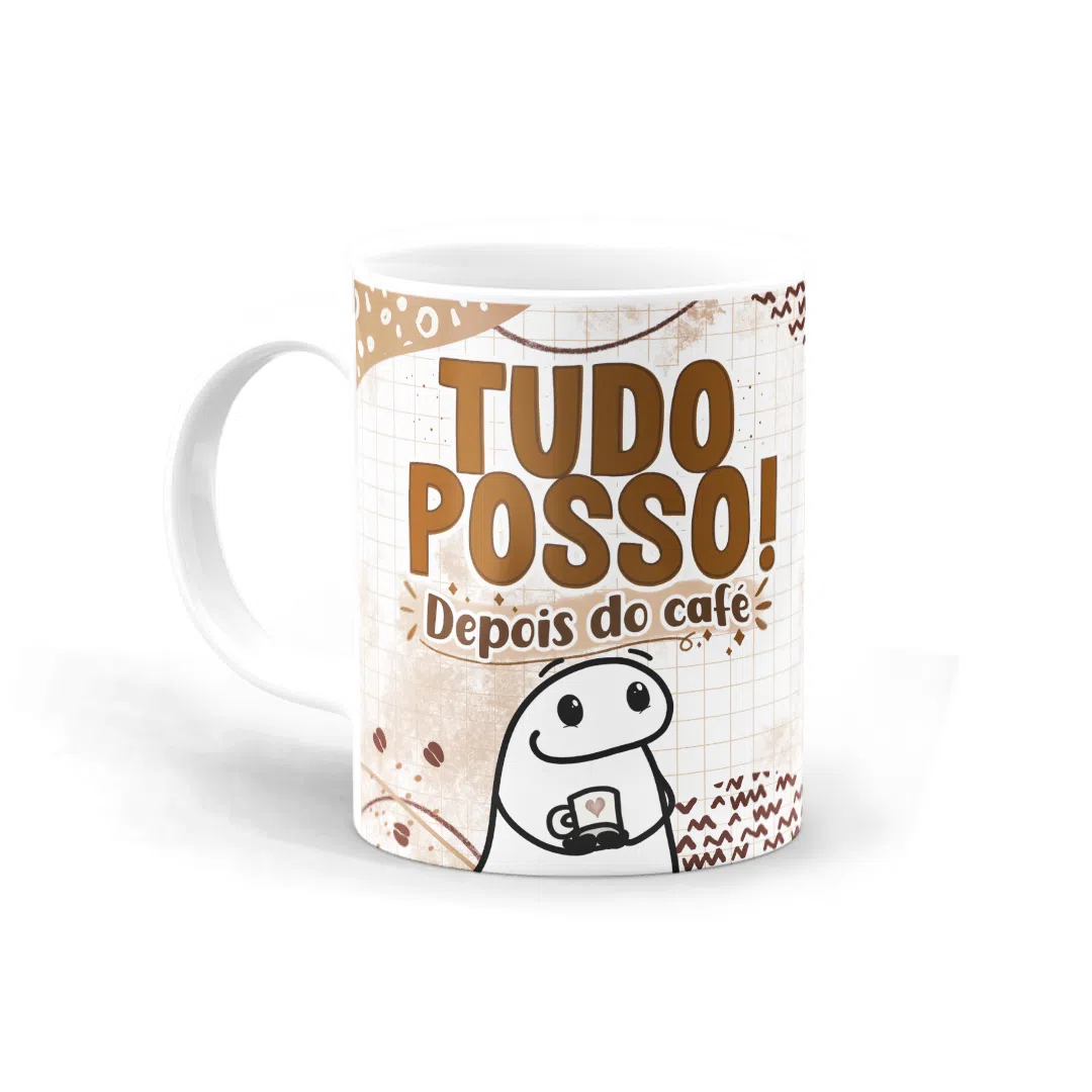 Caneca Flork - Tudo posso! Depois do café