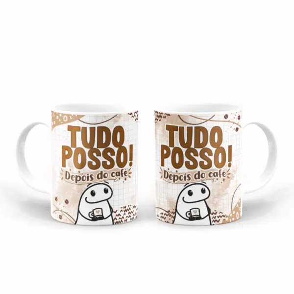 Caneca Flork - Tudo Posso! Depois Do Café - Imagem 3
