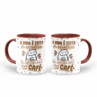 Caneca Flork - a vida é feita de escolhas, eu escolhi não ficar sem café - Imagem 3