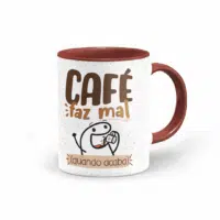 Caneca Flork - café faz mal quando acaba - Imagem 2
