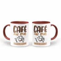 Caneca Flork - café faz mal quando acaba - Imagem 3