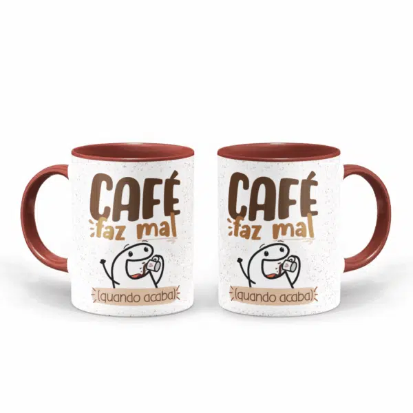 Caneca Flork - Café Faz Mal Quando Acaba - Imagem 3