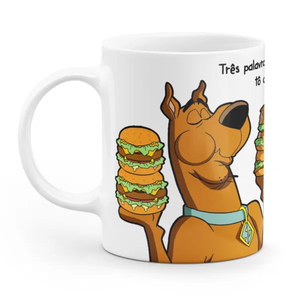 Caneca Três Palavras Que Me Resume: Tô Com Fome - Imagem 3