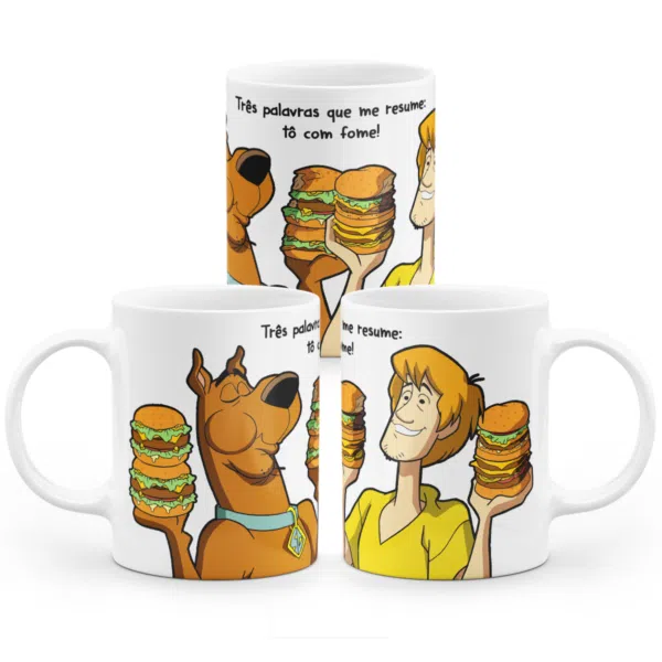 Caneca Três Palavras Que Me Resume: Tô Com Fome - Imagem 2