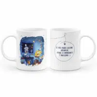 Caneca Bob Esponja se não puder ajudar atrapalhe afinal o importante é participar - Imagem 3