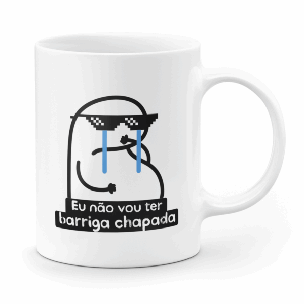 Caneca Flork - comida gostosa vs barriga chapada - Imagem 2