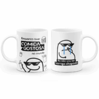 Caneca Flork - comida gostosa vs barriga chapada - Imagem 3