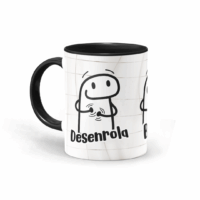 Caneca Flork - desenrola, bate e joga de ladinho