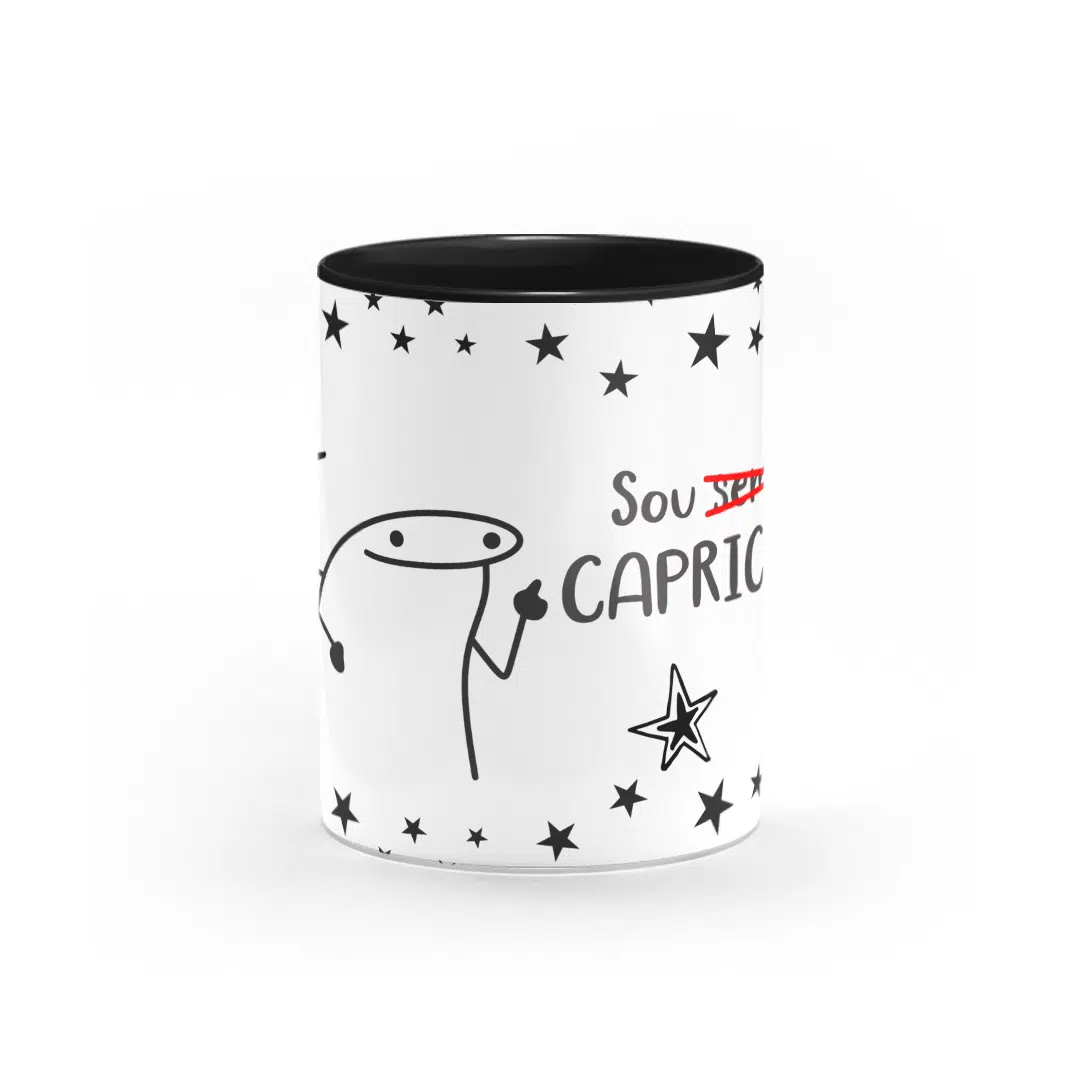 Caneca Flork - sou capricorniana