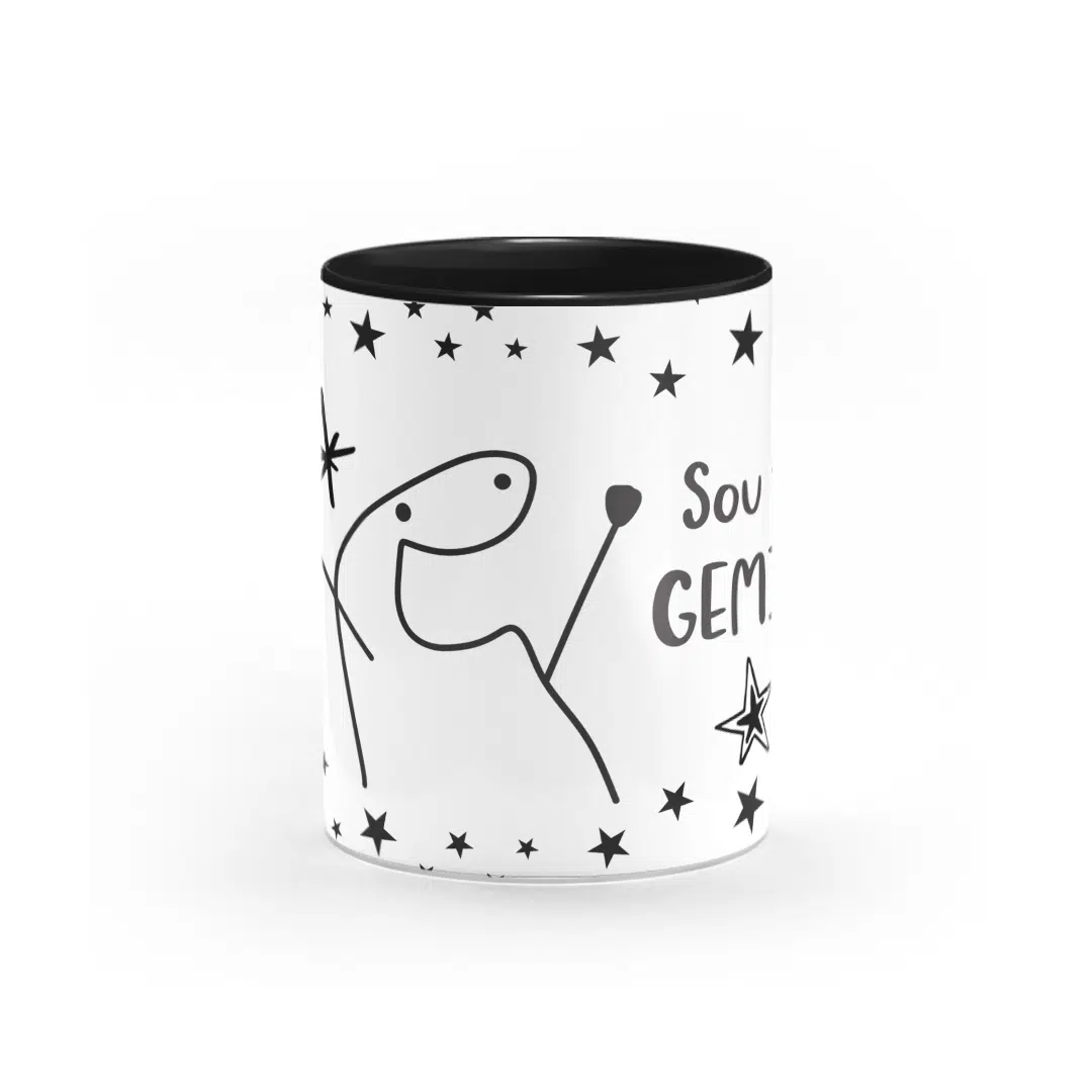 Caneca Flork - sou geminiana