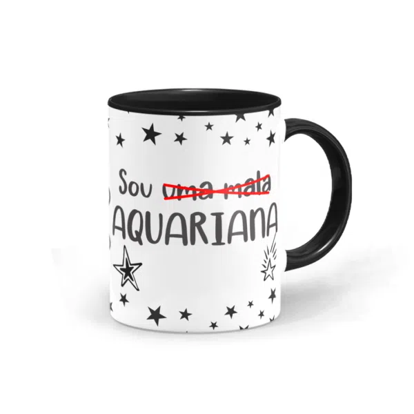 Caneca Flork - Sou Aquariana - Imagem 4