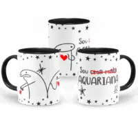 Caneca Flork - sou aquariana - Imagem 2