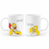 Caneca Homer Simpson vamos trabalhar na força do ódio - Imagem 3