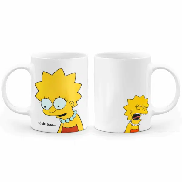 Caneca Lisa Simpson - Tô De Boa... - Imagem 3