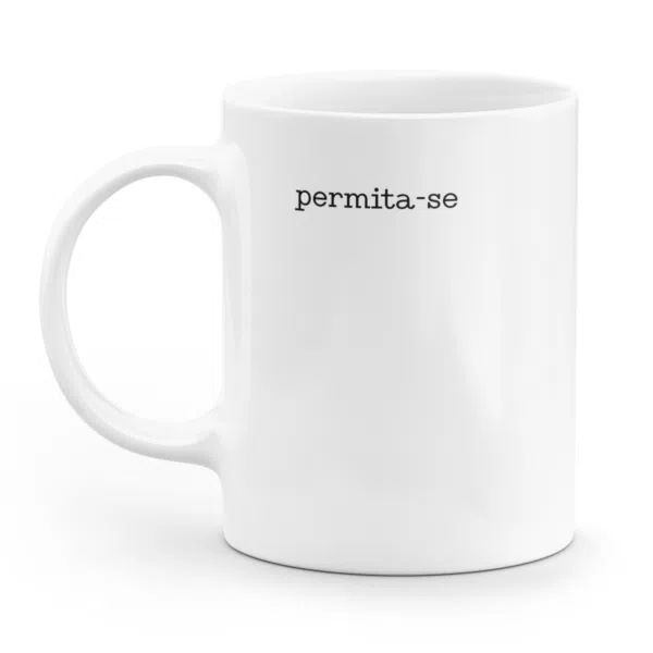 Caneca Minimalista Permita-Se - Imagem 2
