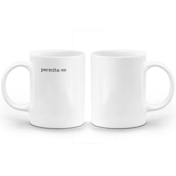 Caneca Minimalista Permita-Se - Imagem 4
